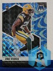 2021Panini Mosaic Rookie RC Reactive Blue Prizm Eric Stokes #347 Packers